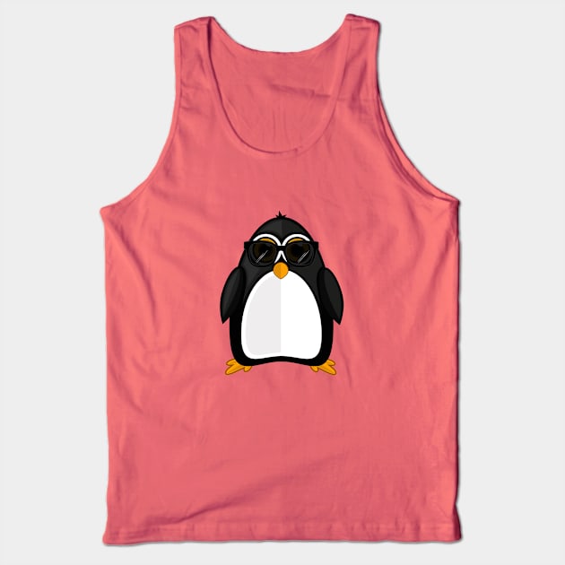 Cool Penguin Tank Top by adamzworld